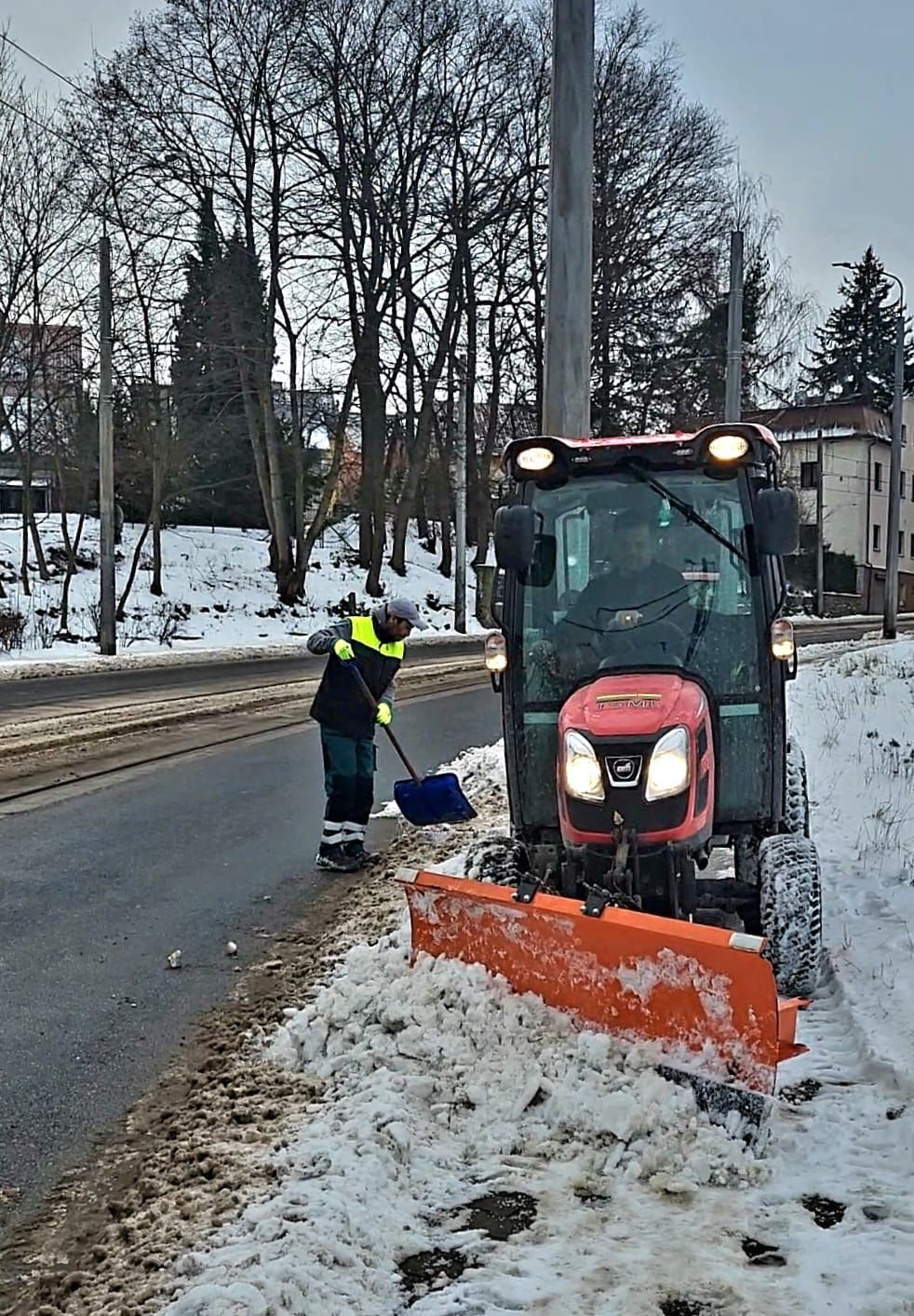 Práce od 13. ledna? Hlavně úklid sněhu!